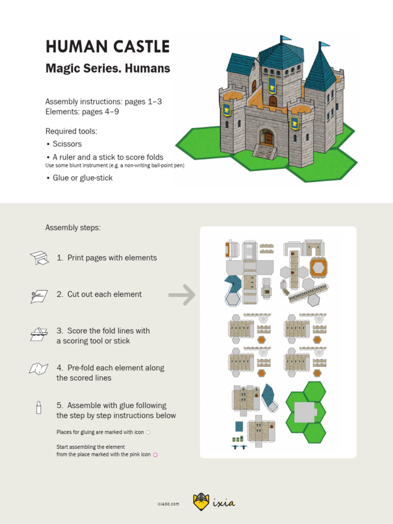 Human Castle Assembly Guide | PDF
