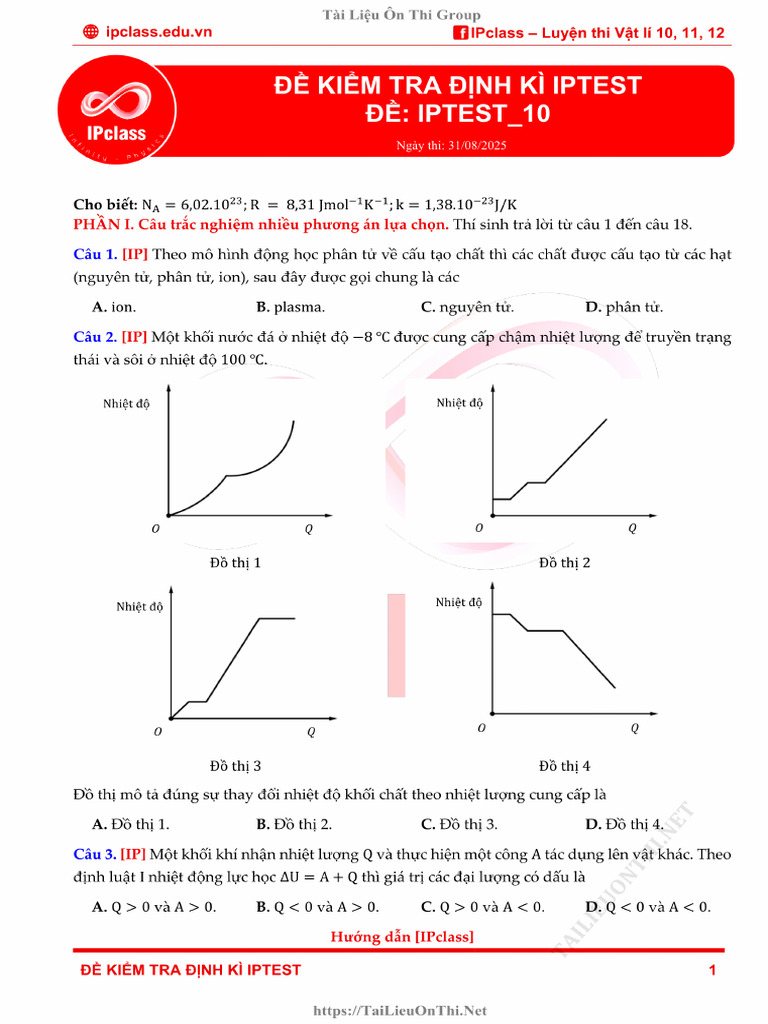Đề IPtest 10 | PDF