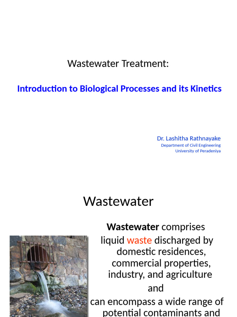 Biological Wastewater Treatment Overview | PDF | Sewage Treatment ...