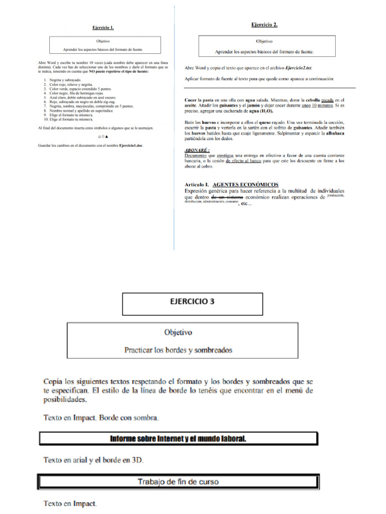 Ejercicio 1 2 3 | PDF