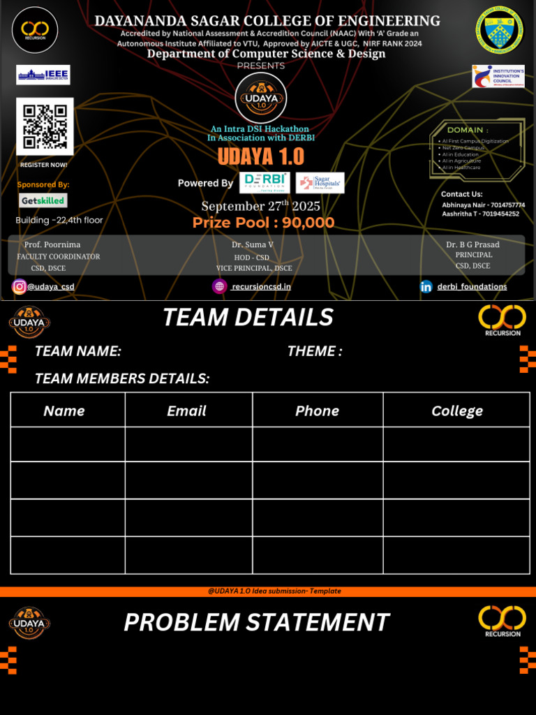 UDAYA 1.0 Idea Submission Template | PDF
