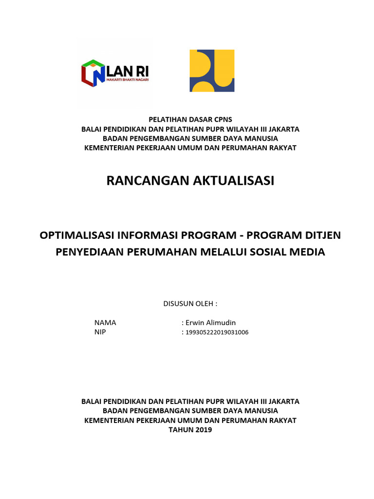 Optimalisasi Informasi Program PUPR | PDF