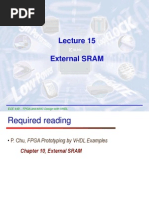 ECE448 Lecture15 External SRAM