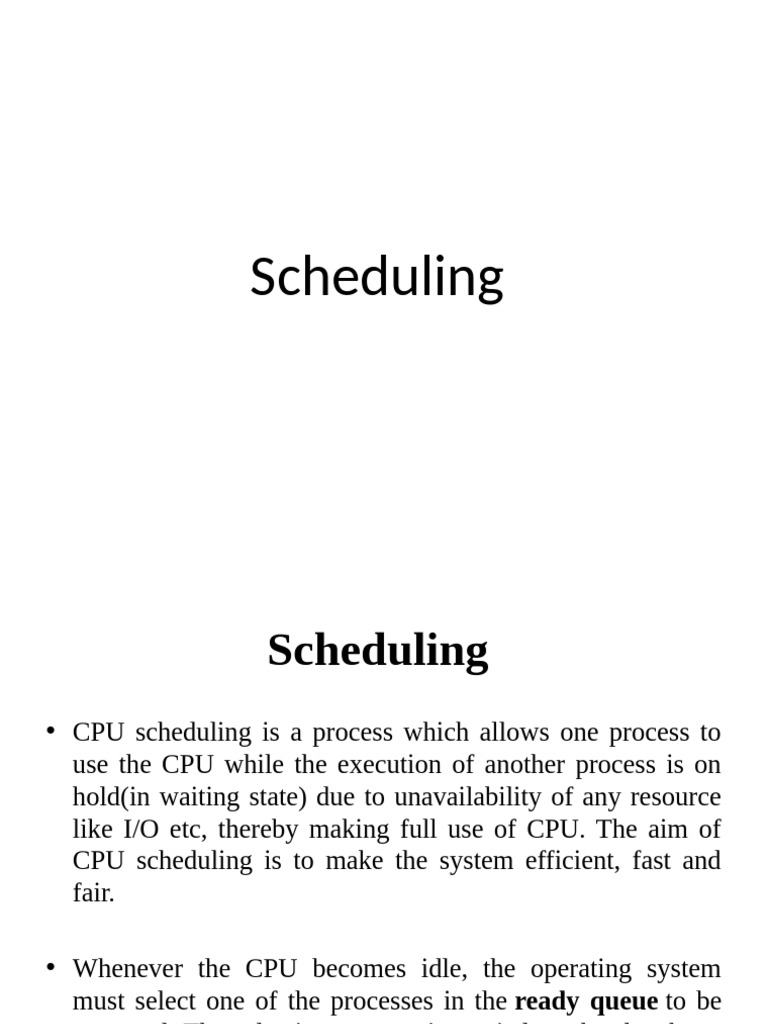 CPU Scheduling Algorithms Explained | PDF | Scheduling (Computing ...