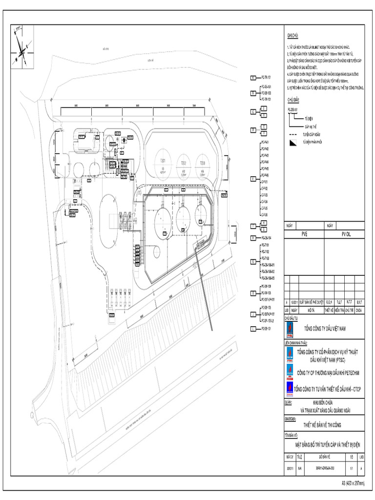 305011-DWG-04-003-Rev A-Mat Bang Bo Tri Tuyen Cap | PDF