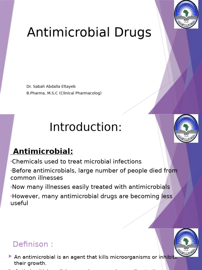 Overview of Antimicrobial Drugs | PDF | Penicillin | Antimicrobial