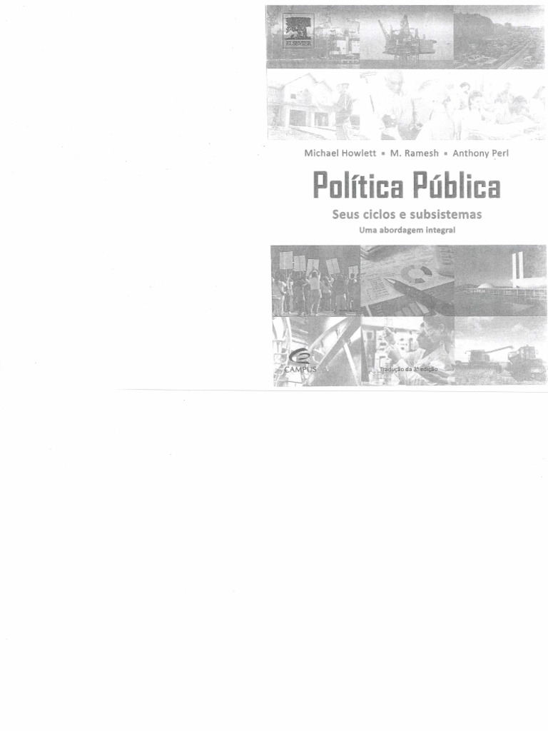 HOWLETT, RAMESH, PERL - Política Pública, Seus Ciclos e Subsistemas ...