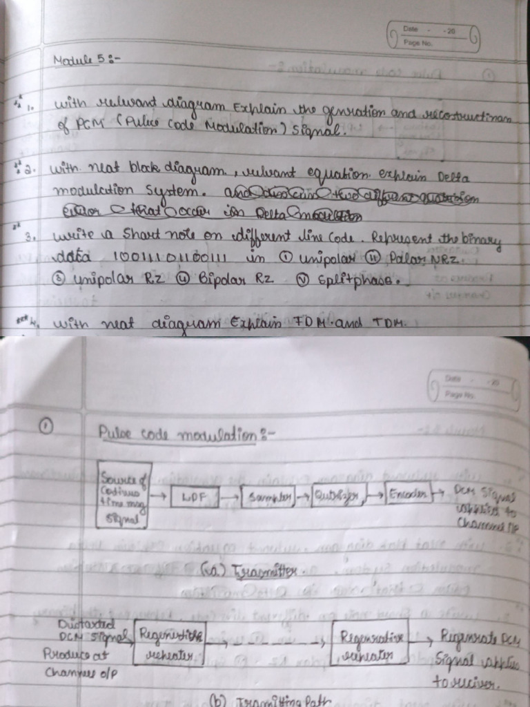 Module 5 Pcsss | PDF | Signal Processing | Telecommunications Engineering