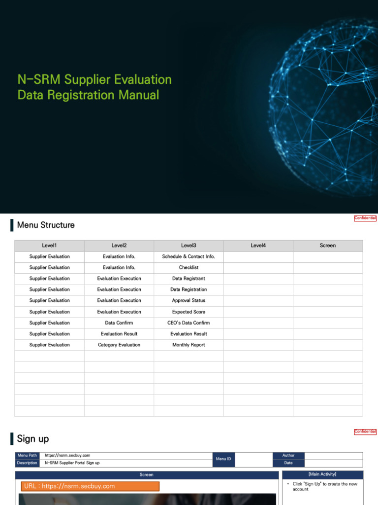 N-SRM Supplier Evaluation Guide | PDF