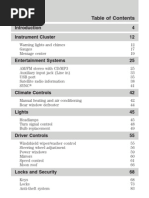 4 Instrument Cluster 12: 2010 Focus (Foc) Owners Guide, 3rd Printing USA (Fus)