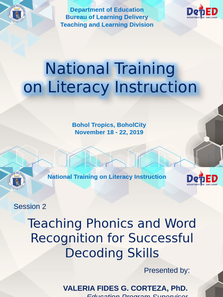 Literacy Instruction: Phonics Training Guide | PDF | Phonics | Syllable