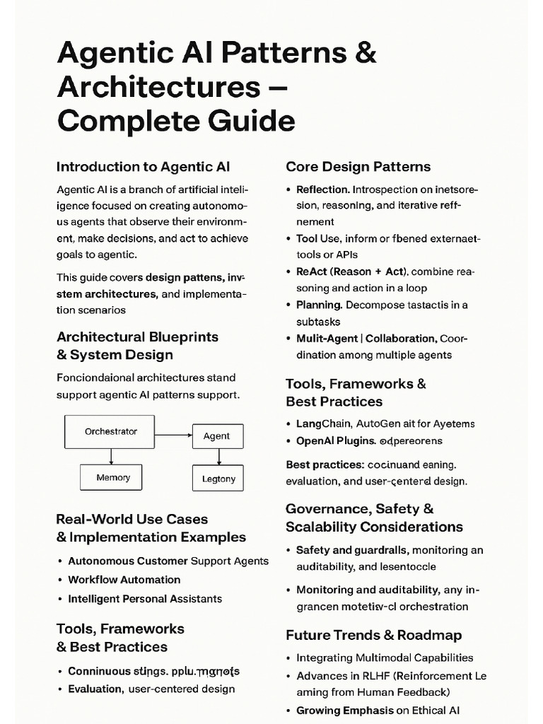Agentic Ai Patterns | PDF