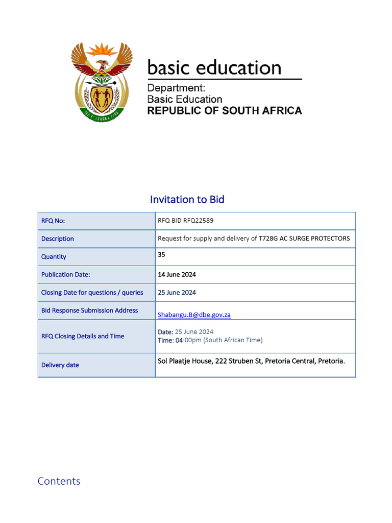 SBD 6.1 Guidelines for Bid Submission | PDF | Joint Venture