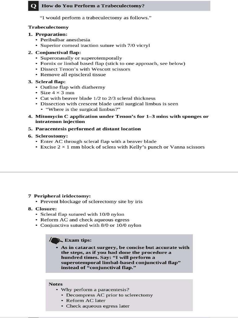 Eye Surgical Procedures | PDF