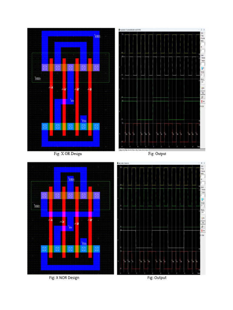 X OR and NOR Logic Gate Designs | PDF