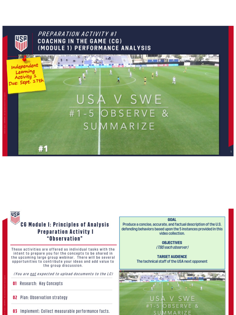 Cg1 Lo5 Module 1 Performance Analysis Prep Activity 1 Observation VSC ...