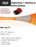 Download Exploiting Online Games by Andrew Alexander Castro SN92387508 doc pdf