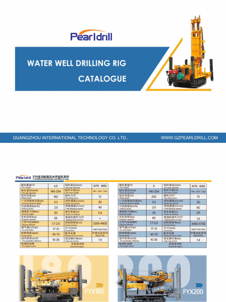 Drilling Rig Catalogue | PDF
