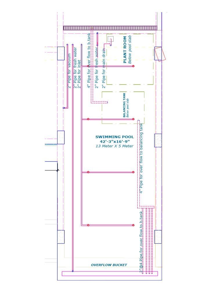 Liberty Swimmng Pool Detail-Plumbine Plan | PDF