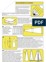 cocina parabólica plegable