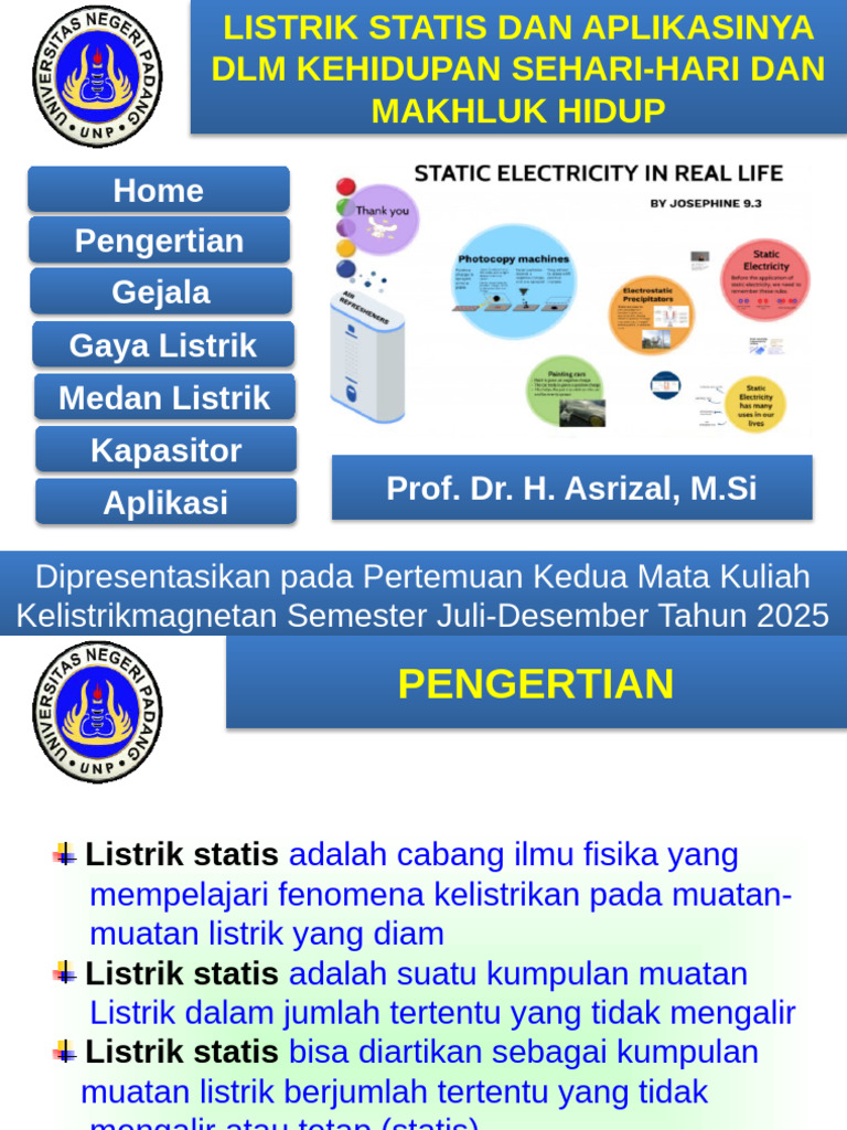 Aplikasi Listrik Statis dalam Kehidupan | PDF
