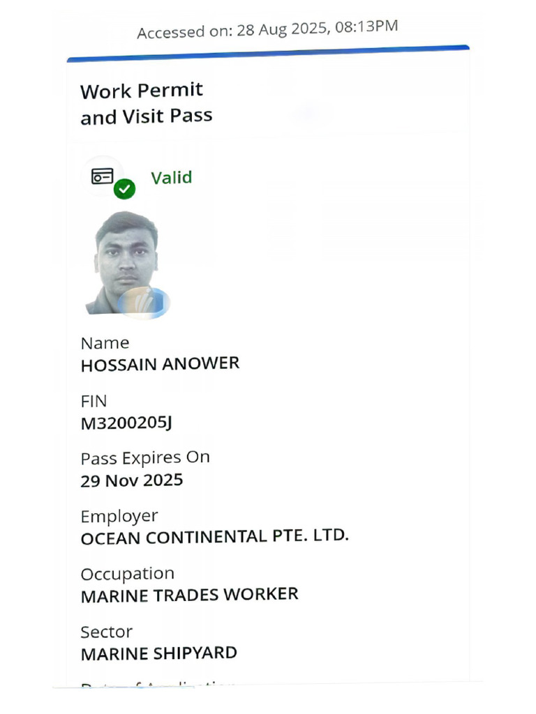 Work - Pass - Details 30 08 2025 03 47 | PDF