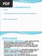 psicologia aplicada FAEC