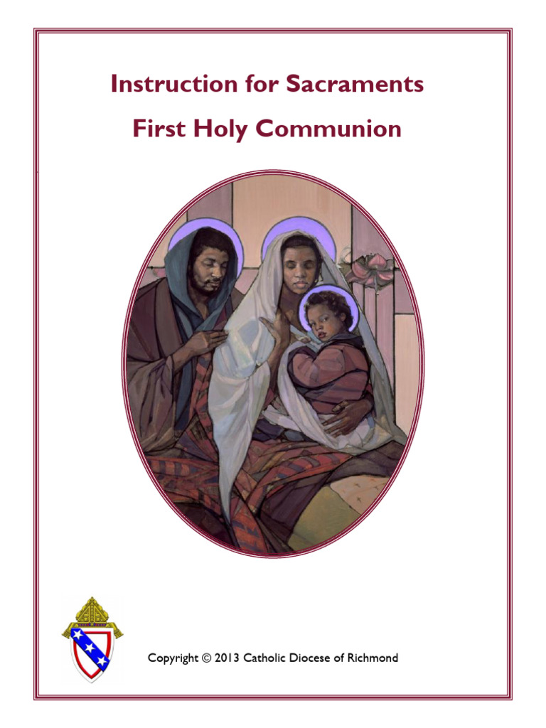First Holy Communion Instruction Guide | PDF | Eucharist | Mass (Liturgy)