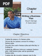 Writing A Business Plan: Bruce R. Barringer R. Duane Ireland