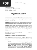 Bank Guarantee Template Example | PDF