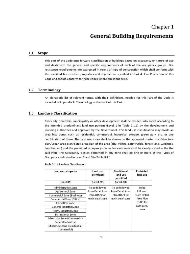 Building Code: General Requirements | PDF | Building | Electric Power ...