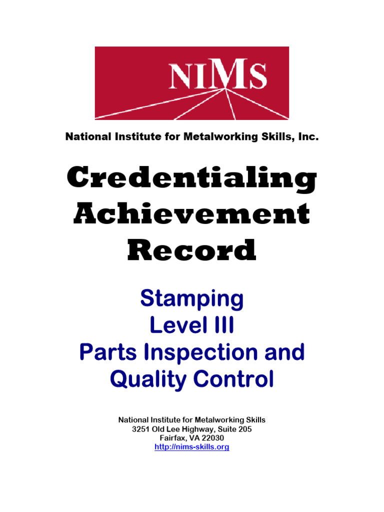 Level III Parts Inspection CAR Guide | PDF | Engineering Tolerance ...