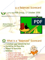 Developing A Balanced Scorecard: CIPD Norfolk Group, 17 October 2006