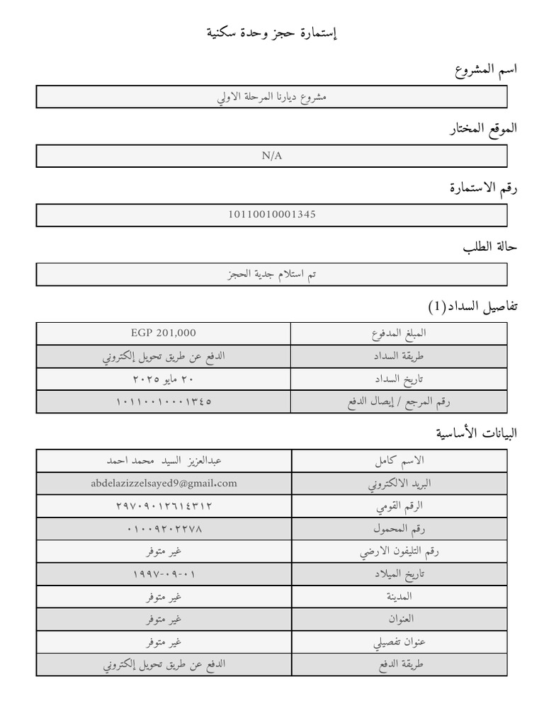 Application Summary | PDF