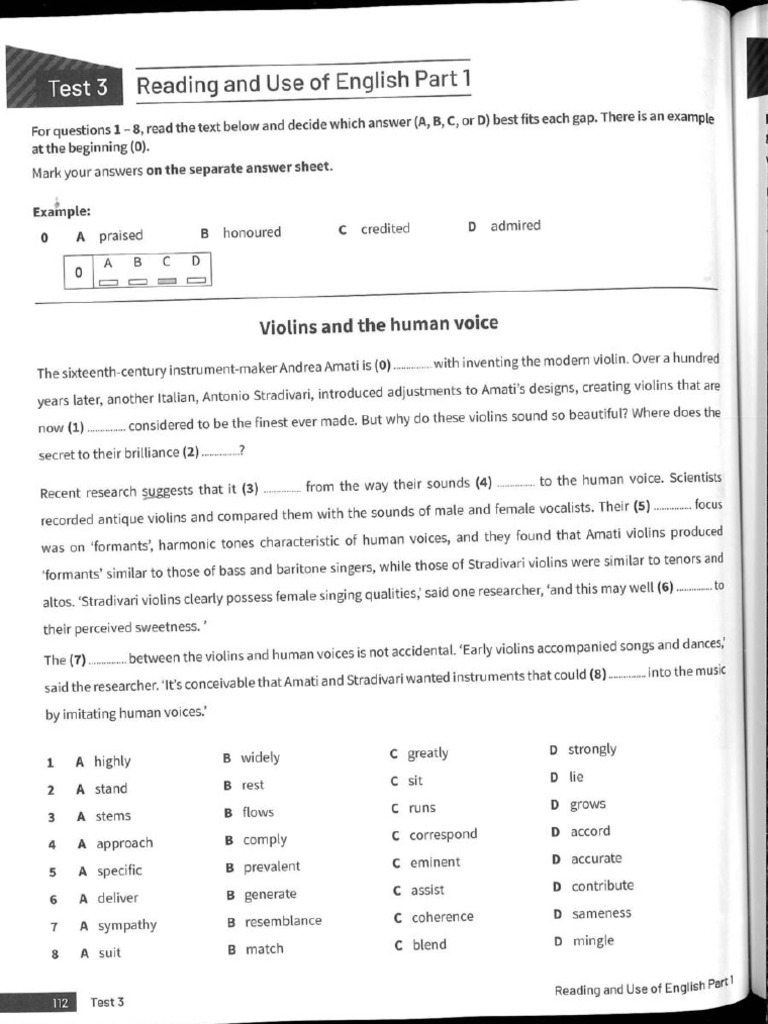 Advanced Trainer 2 Test 3 | PDF