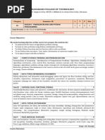 O Level Python Programming Syllabus | PDF | Python (Programming ...