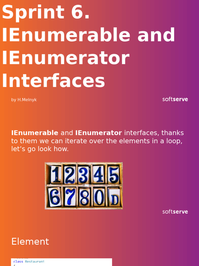 IEnumerable and IEnumerator Interfaces Explained | PDF