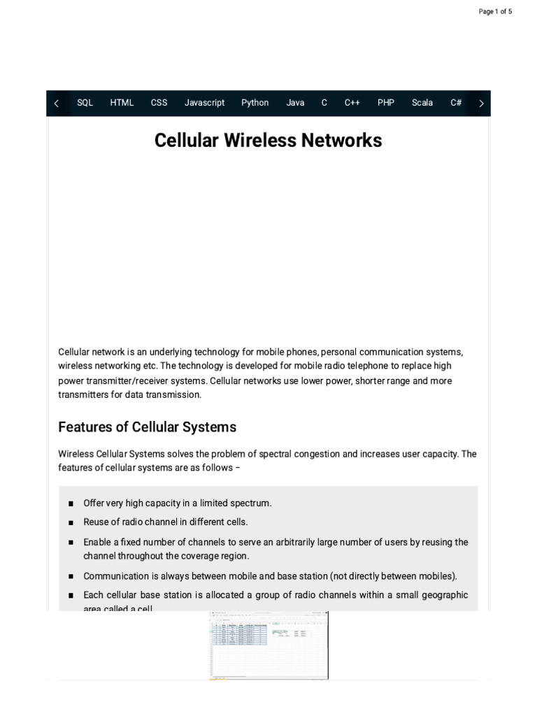 Cellular Network Technology Overview | PDF | Cellular Network | Transmitter