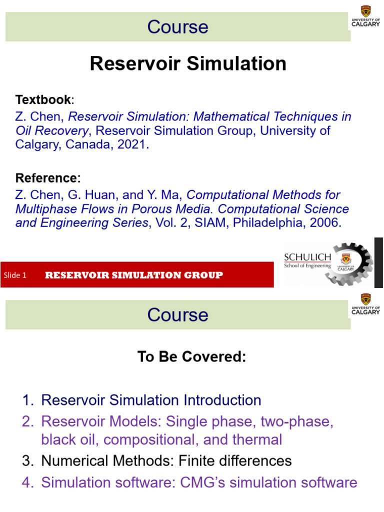 Reservoir Simulation Course Overview | PDF | Petroleum Reservoir ...