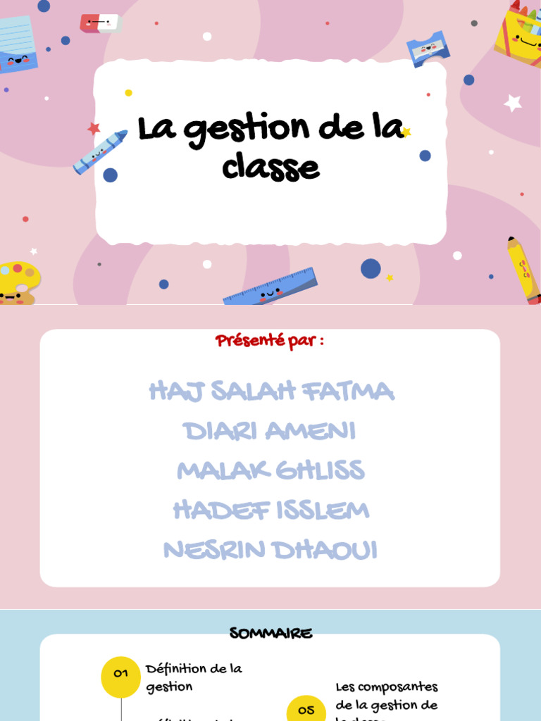 Gestion de classe : stratégies et étapes | PDF | Pédagogie | Apprentissage