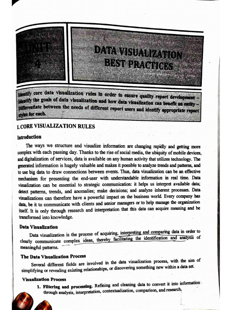 4th Unit Data Visualisation Best Practises | PDF