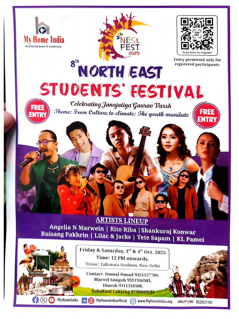 8th NE Student Festival 2025 | PDF