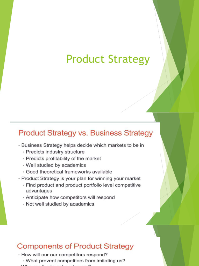 Product Strategy | PDF