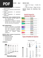 Cs Pharm 022 Injection Site Cheat Sheet | PDF | Injection (Medicine ...