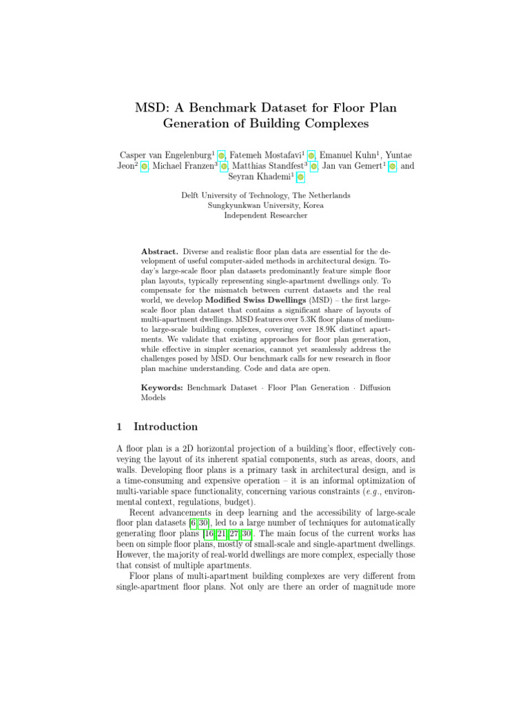 MSD: Benchmark Dataset for Floor Plans | PDF | Area | Vertex (Graph Theory)