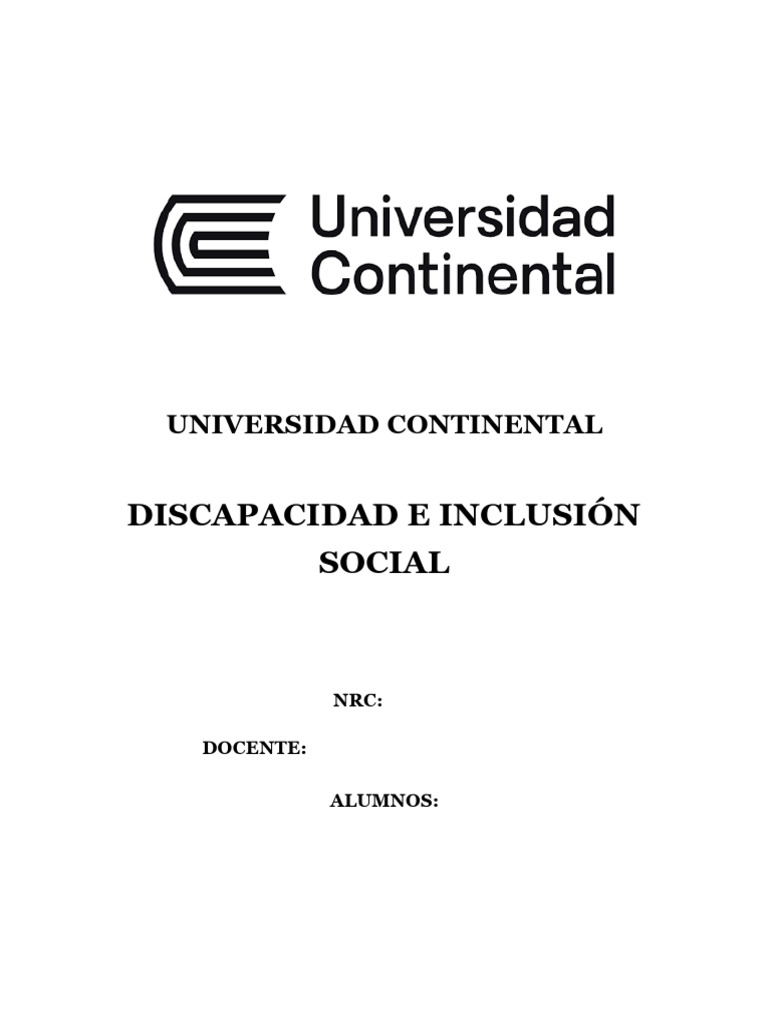 Inclusión social y discapacidad 2025 | PDF | Invalidez | Accesibilidad