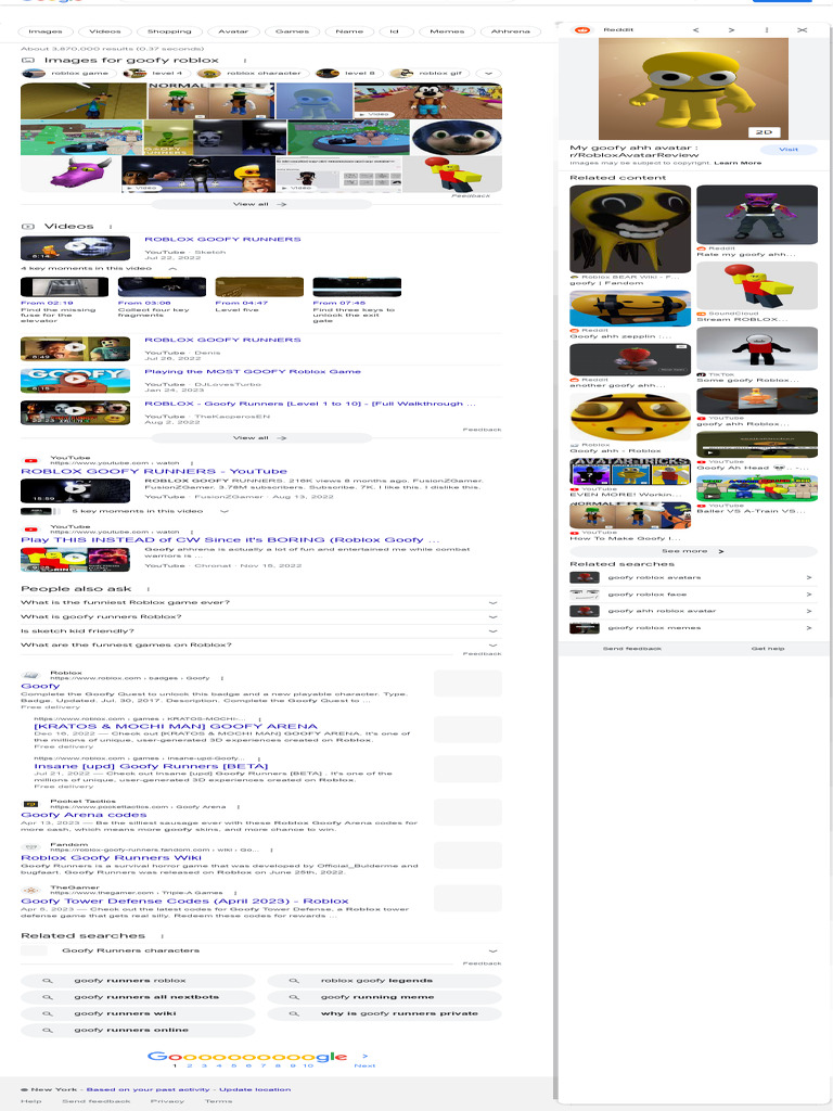 Goofy Roblox Google Search PDF 1