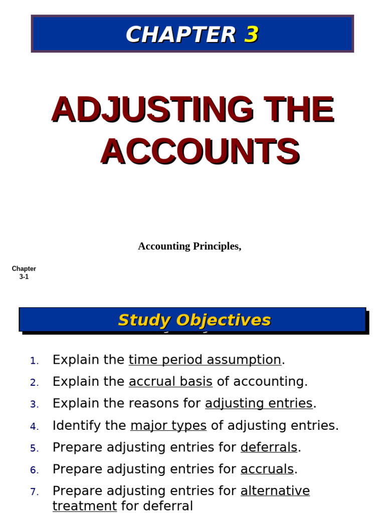 Adjusting Accounts in Accounting Principles | PDF | Debits And Credits ...