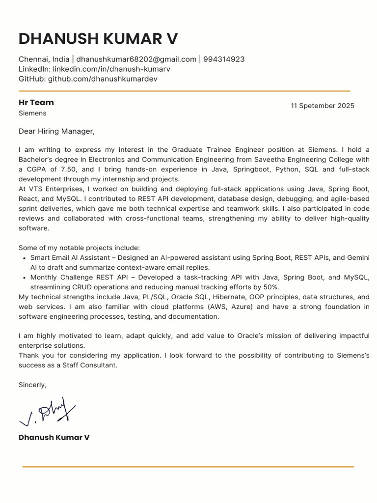 Graduate Trainee Engineer Application | PDF