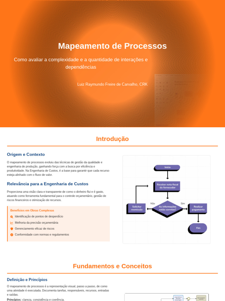 Mapeamento de Processos na Engenharia de Custos | PDF | Gestão de ...